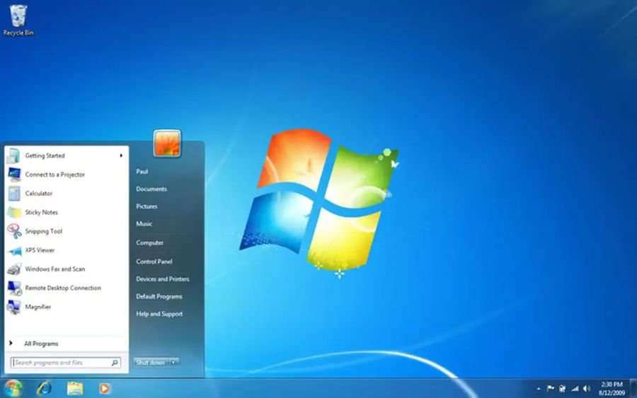 Escritorio de Windows 7